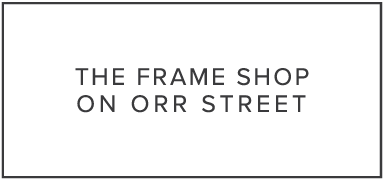 The Frame Shop on Orr Street stacked logo